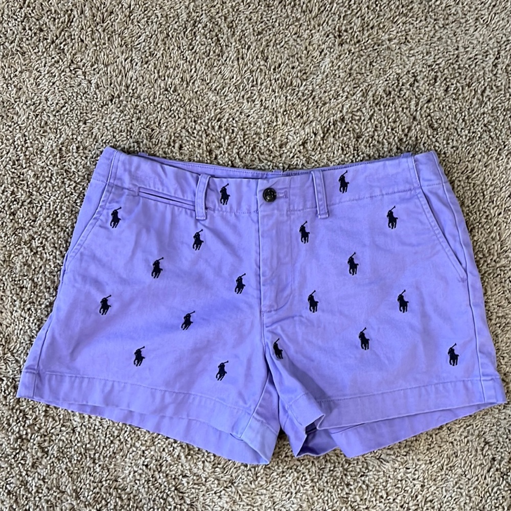 Purple Ralph Lauren shorts